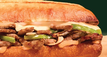 Philly Cheesesteak Oven-Toasted Sandwich