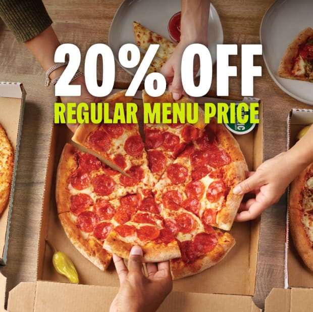20% Off Total Order