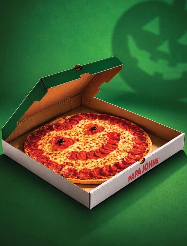 Jack-o'-lantern Pizza