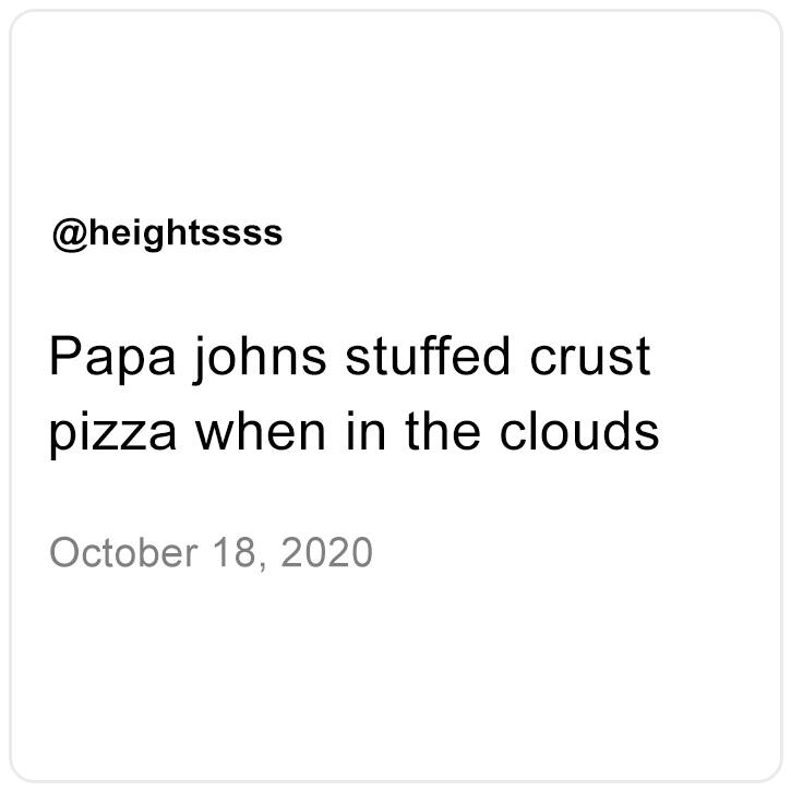 Tweet de Heightssss sobre la Epic Stuffed Crust