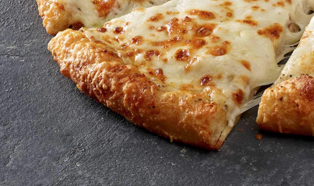 garlic parmesan crust pizza