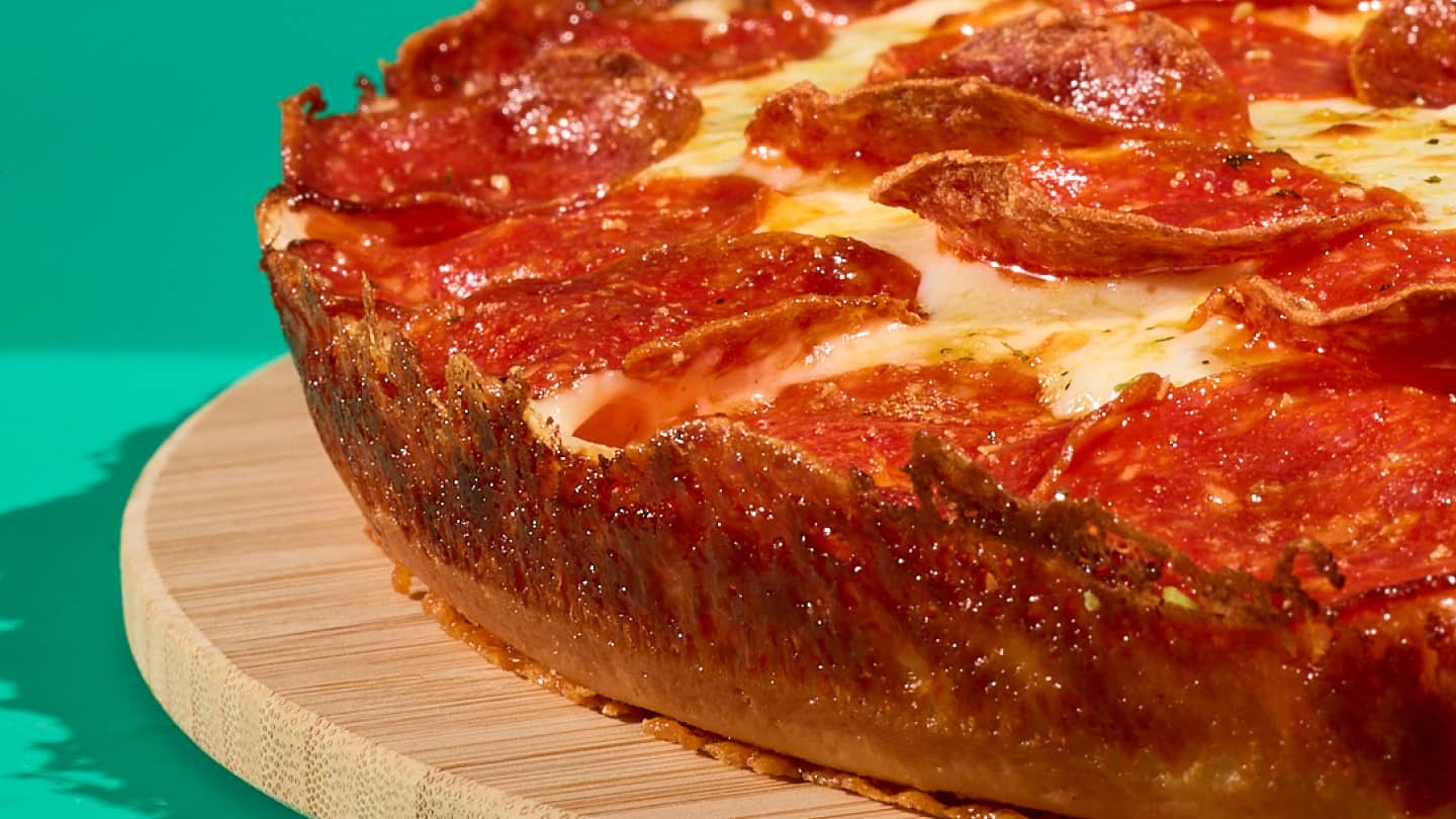 Papa Johns pan pizza