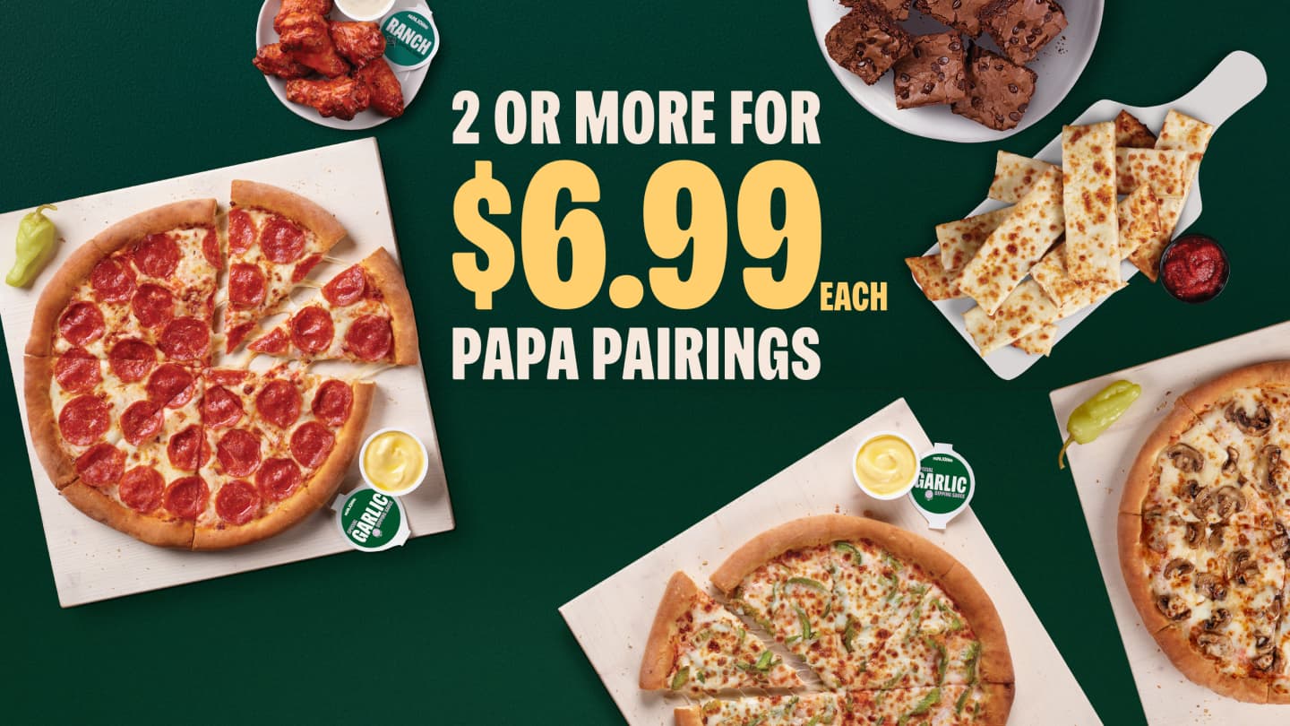 Papa Pairings: 2 or more for $6.99 each