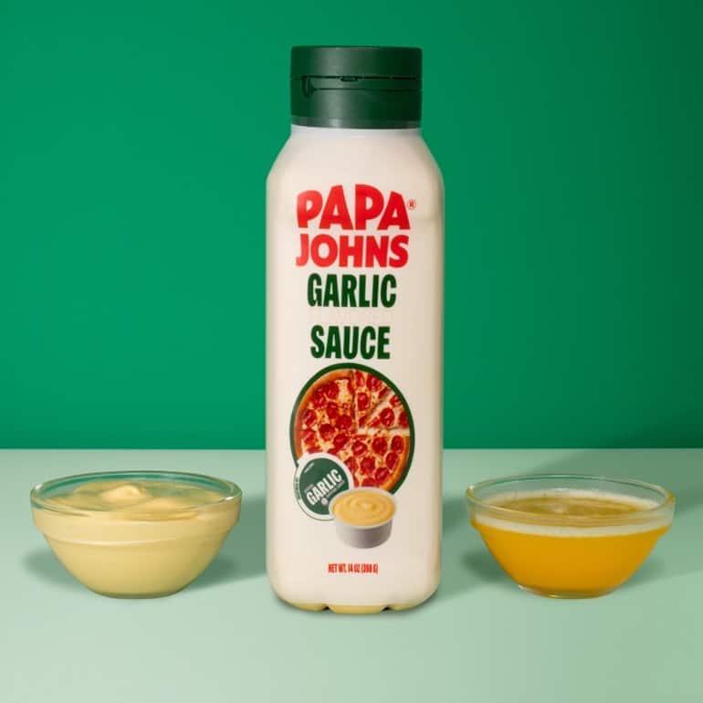 Papa Johns Special Garlic Sauce bottle