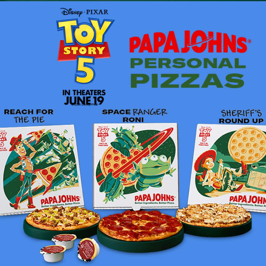 Personal Pizzas featuring Toy Story
