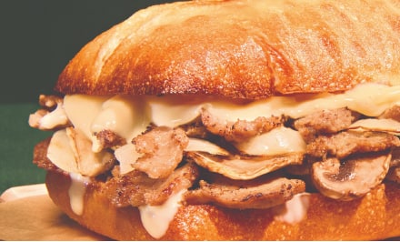 Steak & Mushroom Oven-Toasted Sandwich