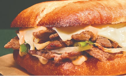 Philly Cheesesteak Oven-Toasted Sandwich