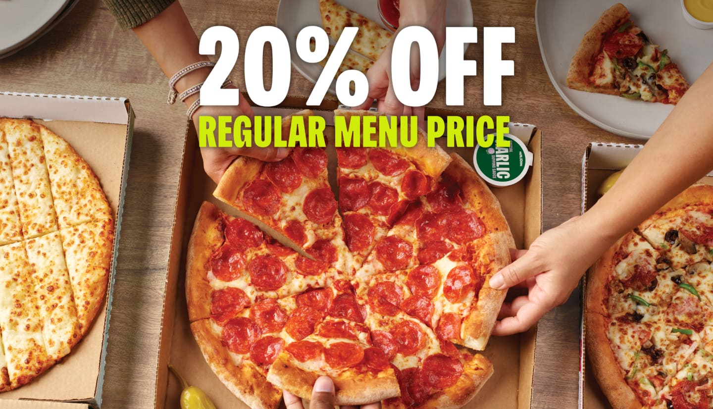 20% Off Total Order