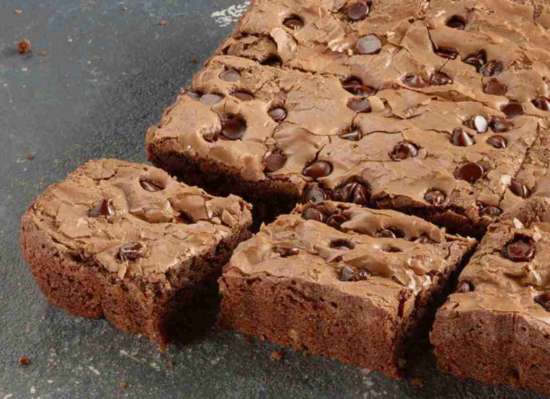 Brownie con doble chocolate chips