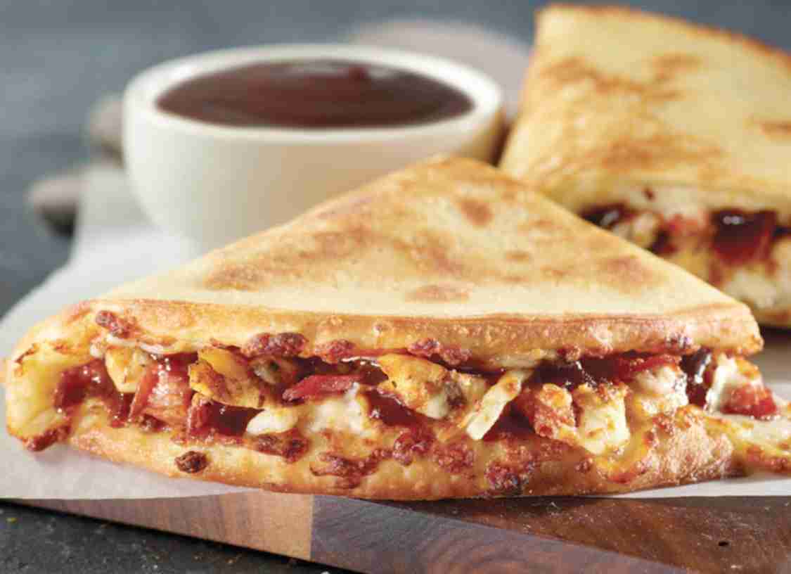 Bbq Chicken Bacon Papadia The Delicious Pizza Sandwich Papa John S