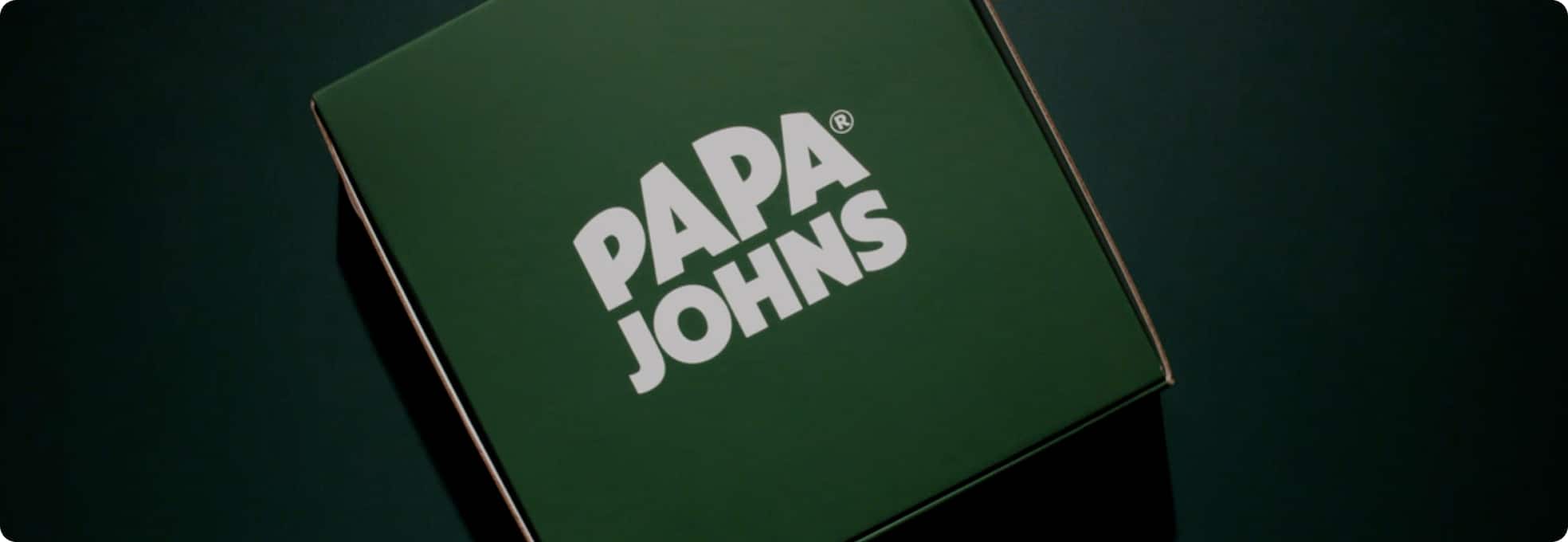 Papa Johns teaser box
